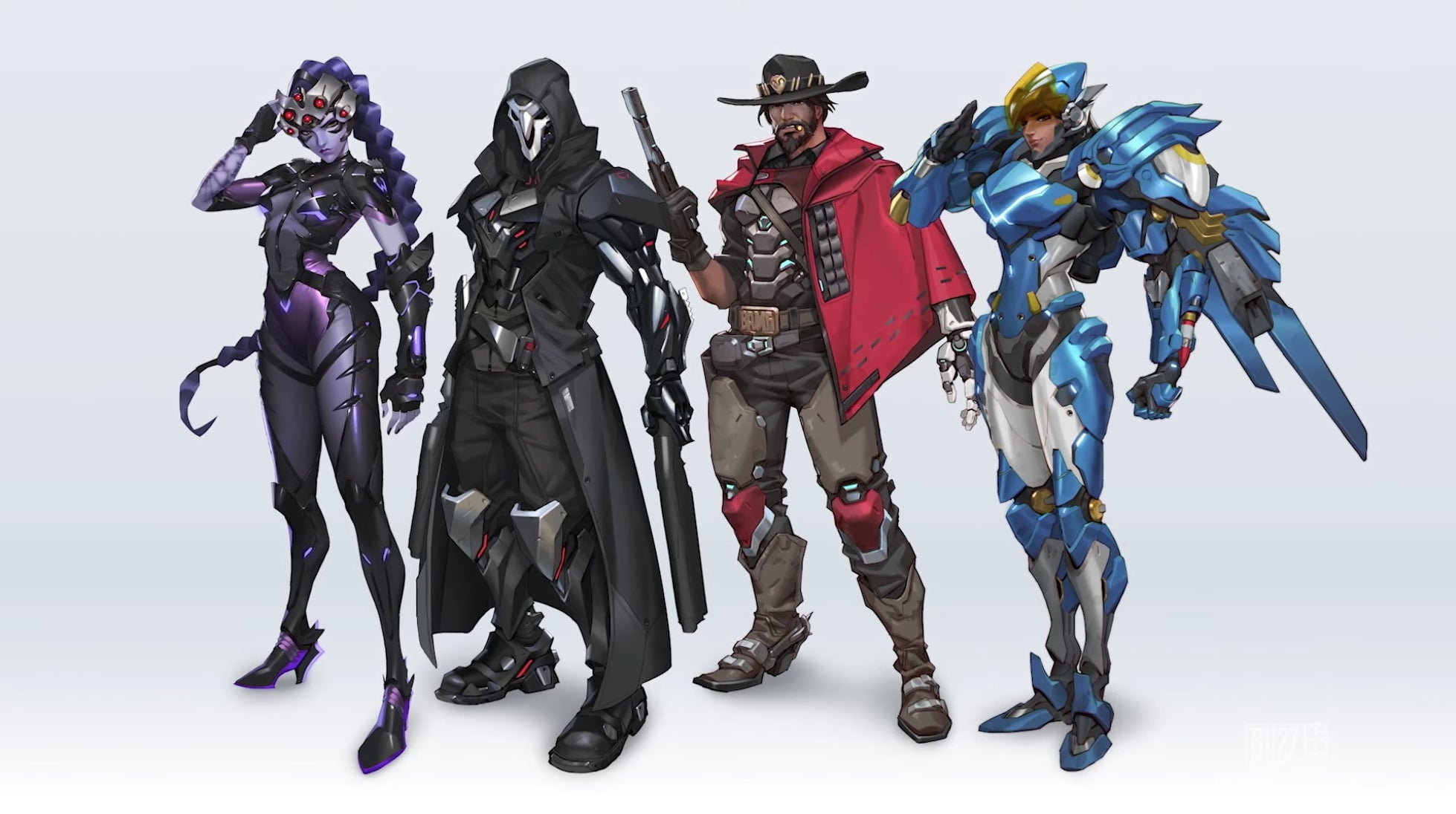 The new hero looks are kinda like the old hero looks but with more kneepads and LEDs.