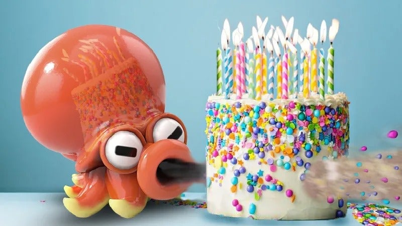 sciteach wins the award for “Most Violent Surprise Party.”