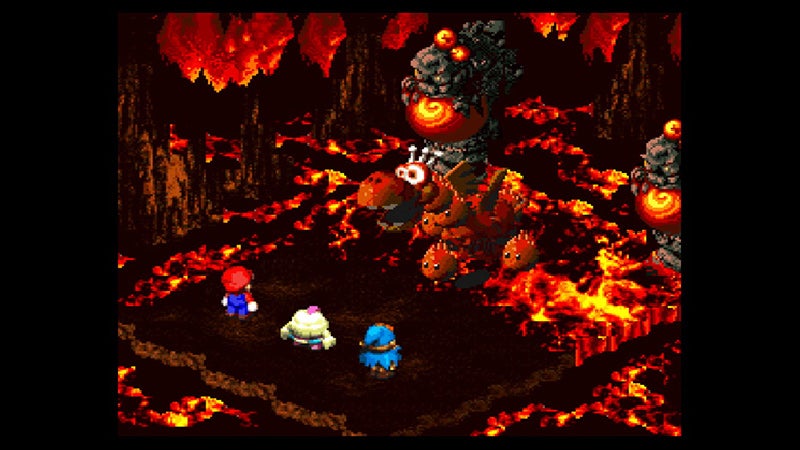 Mario appears to be in hell, which is what happens when you spend your life murdering turtles.
