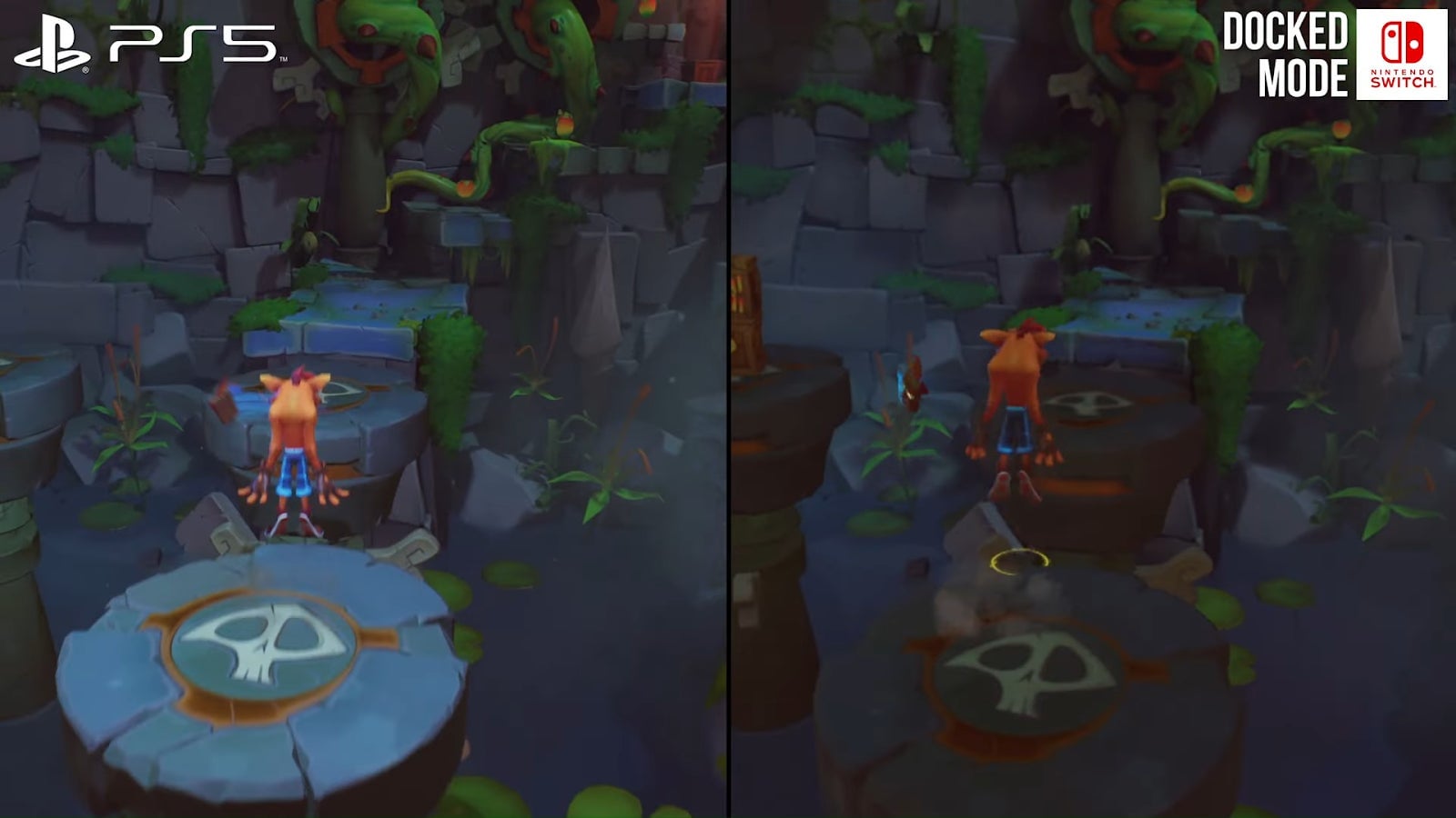 The Switch version gets pretty dark.