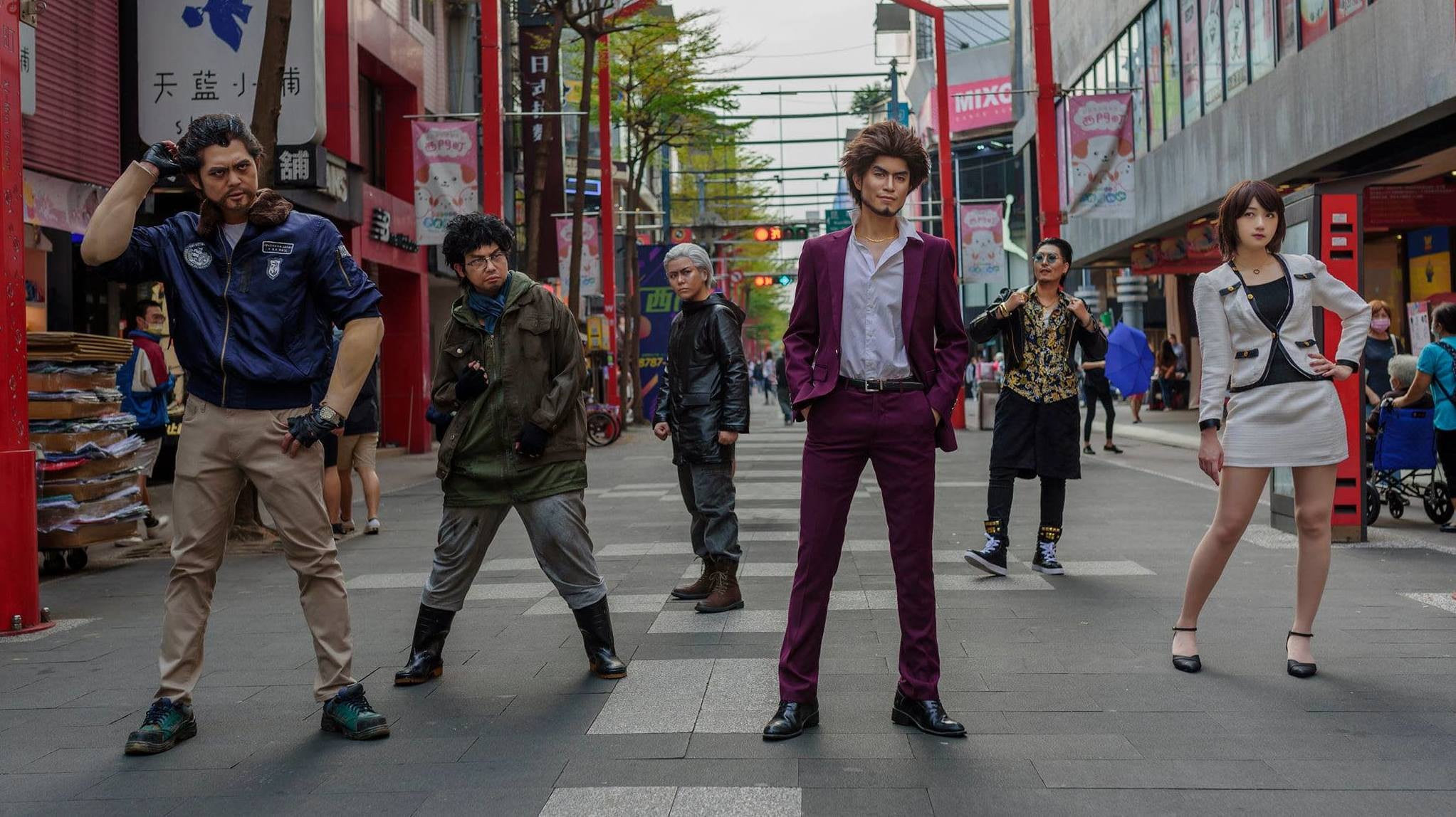 Enyen as Kasuga, Mr. G & Ms. 吂 as Nanba and Adachi, SenYeYeZi as Saeko, SHUN 軒轅 瞬 as Zhao and Lun系部綸 TW_cosplayer as Joon-Gi