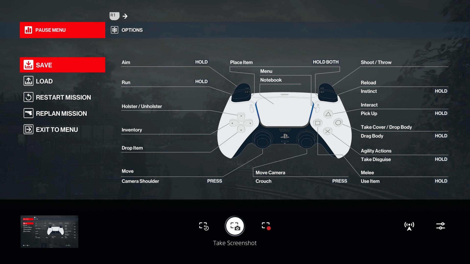 Here’s what you normally see when you hit the Create button in Hitman 3