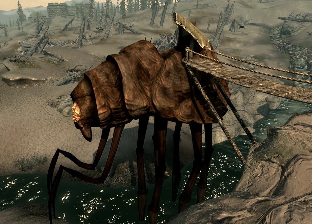 Skyrim’s lone Silt Strider. 