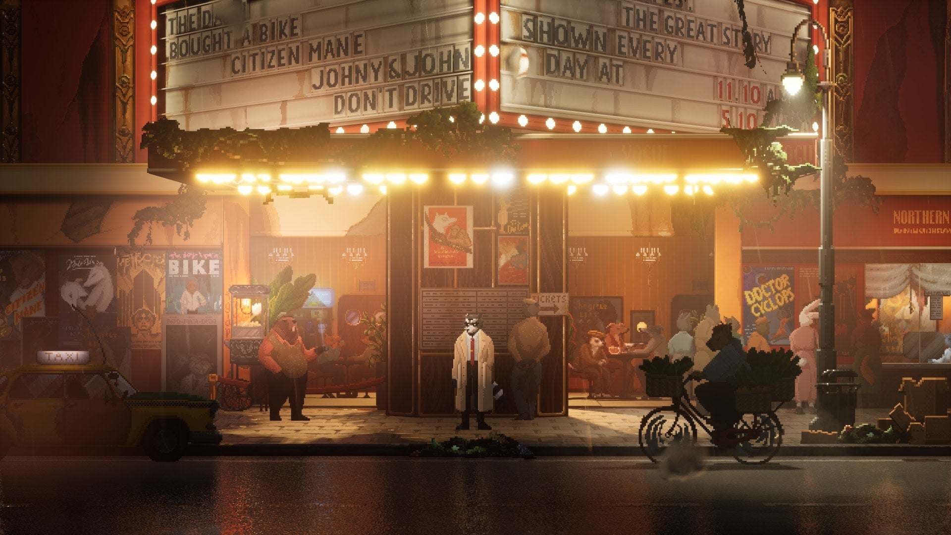 Howard on the case in a gorgeous depiction of Vancouverâs Granville Street.