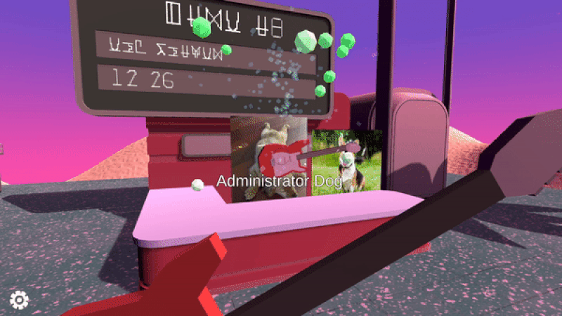 This dog runs on the power of ROCK!