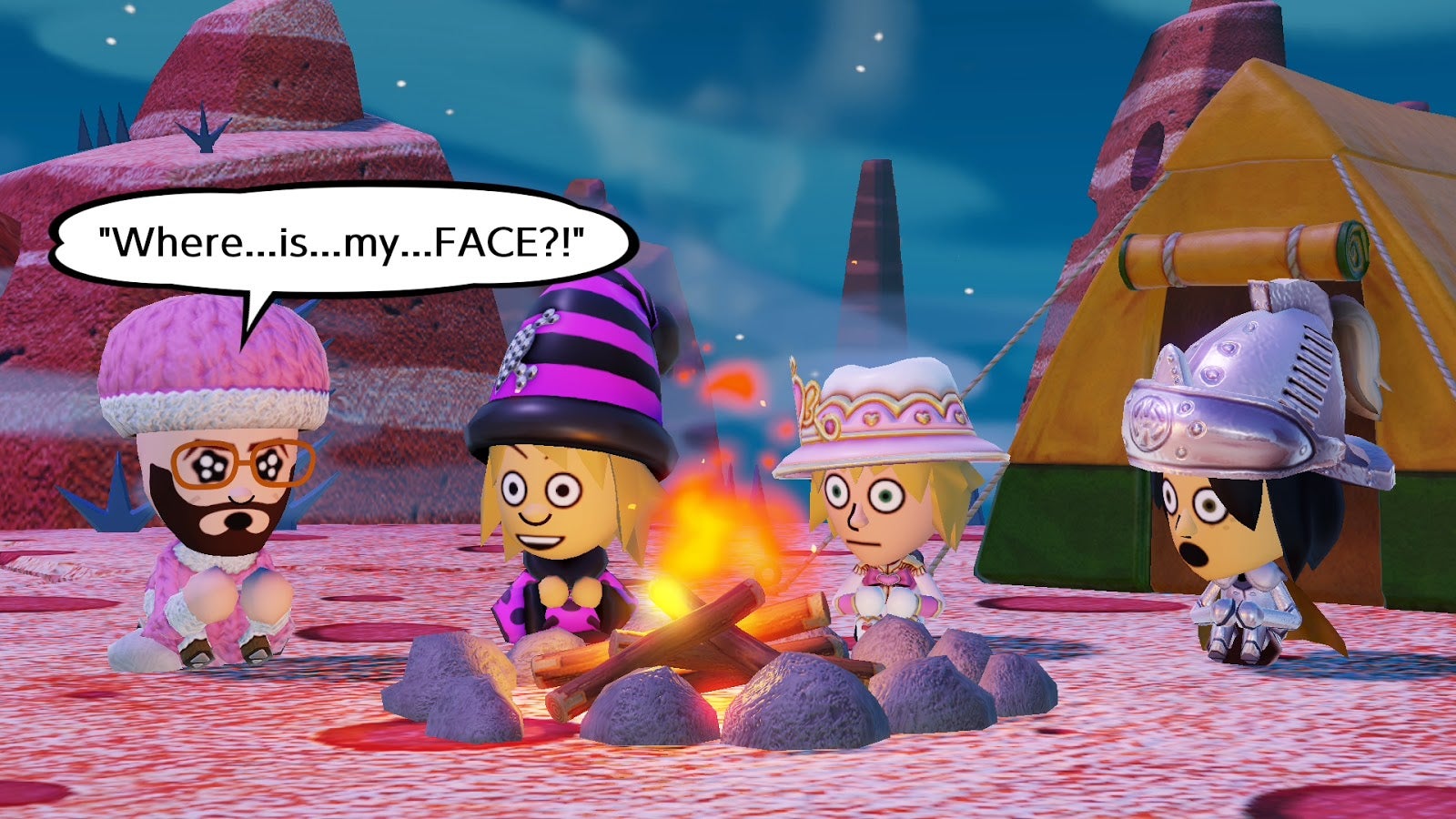 Normal evening in the Fahey household.