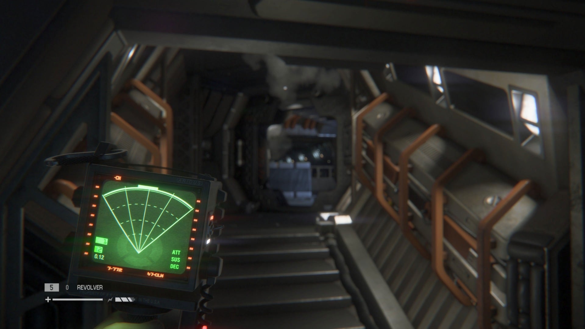 Most screenshots of this game will be showing off the architecture or alien, but this is what 95% of the experience actually looks like.