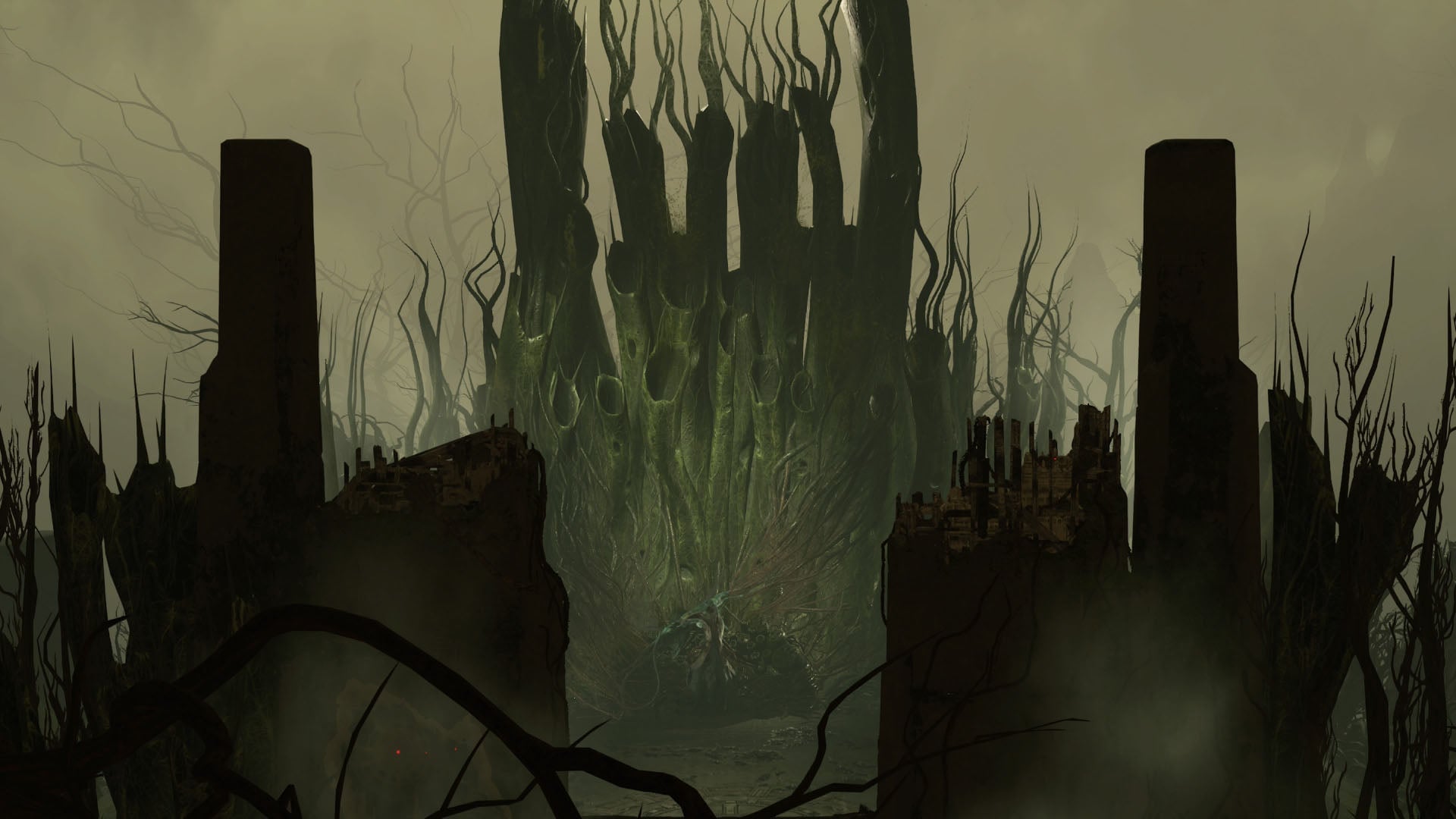 During the boss fight against Hyperion, you can hear an organ melody that sounds a bit like “(Don’t Fear) the Reaper.”