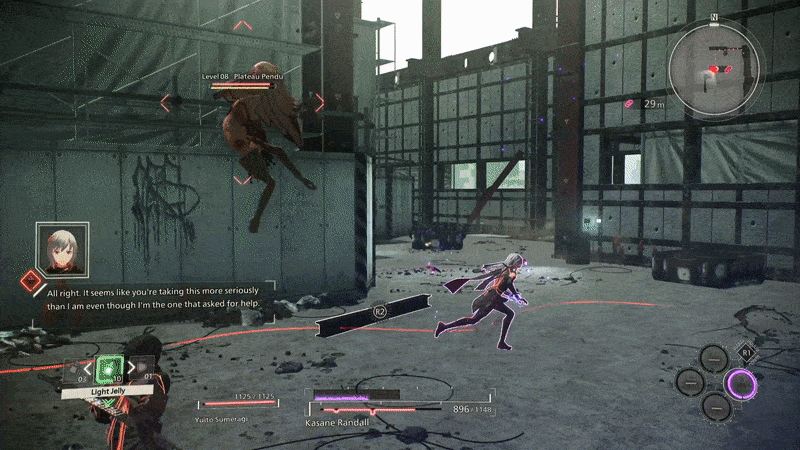 By pairing Kasane’s kinetic powers with Yuito’s, you can throw every object around you at once.