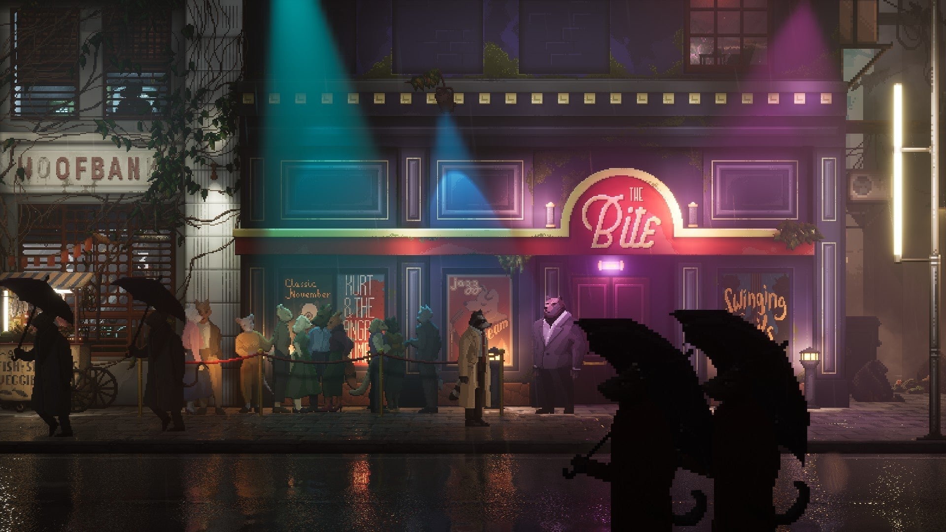 The fanciest club in town. No raccoons allowed.