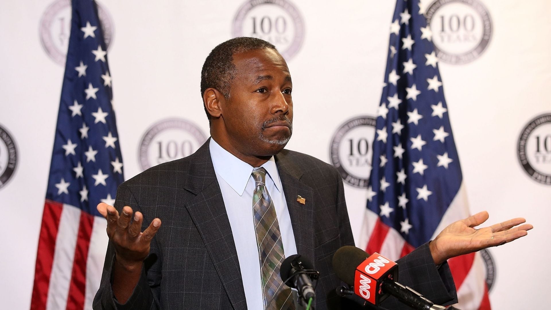 Ben Carson shucks and jives for his political masters.