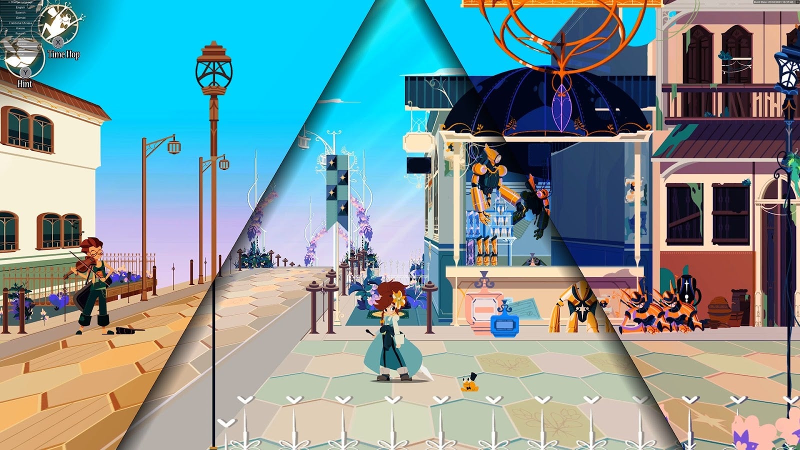 Past, present, and future.