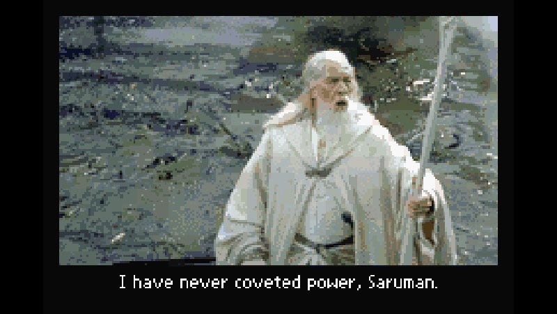 Note: Not Eowyn. This is some other character from the Game Boy Advance version of Return of the King