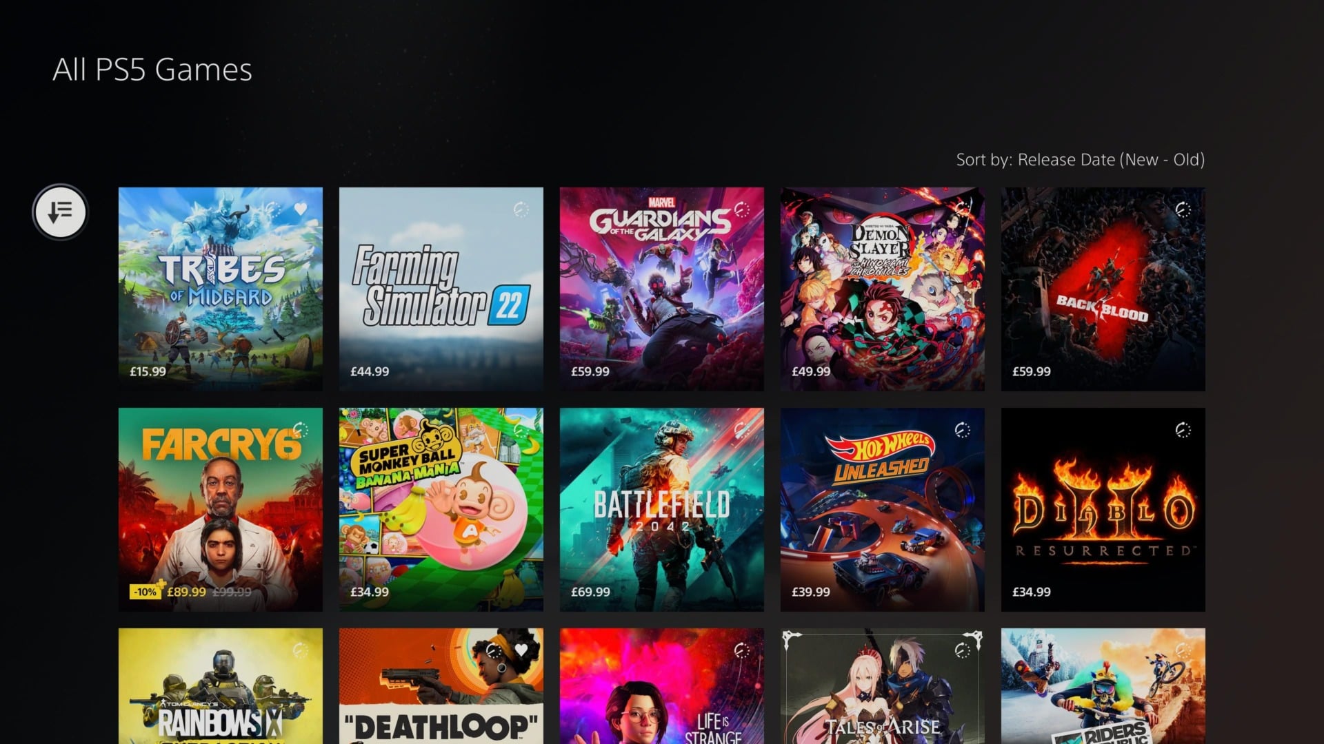 As if it werenât already difficult enough to find, when you find a way to sort by ânewâ release dates, itâs filled with unreleased games.