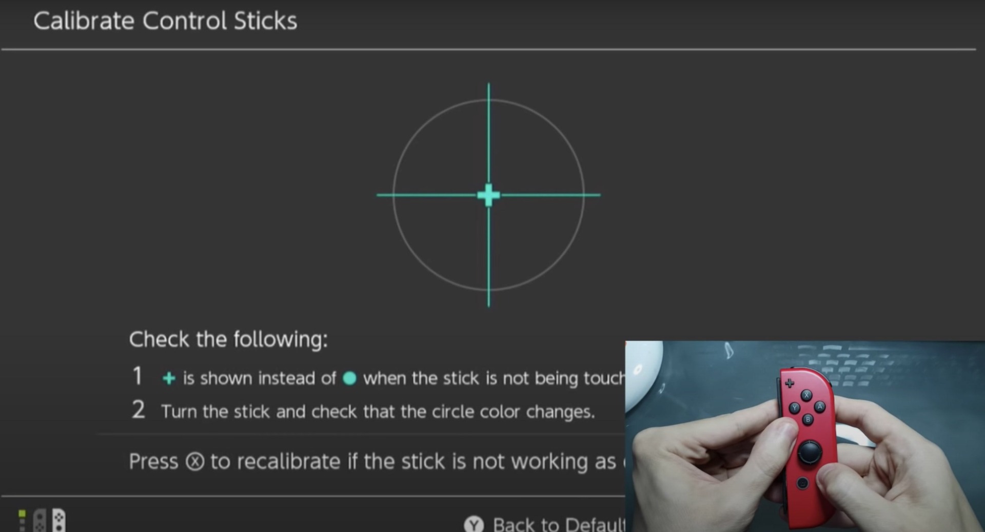 This is where you should press down to test if the method will work for you.