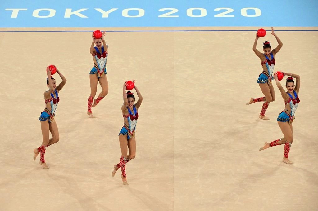 Team Uzbekistan has been wearing these Sailor Moon style outfits in competitions leading up to the Olympics.