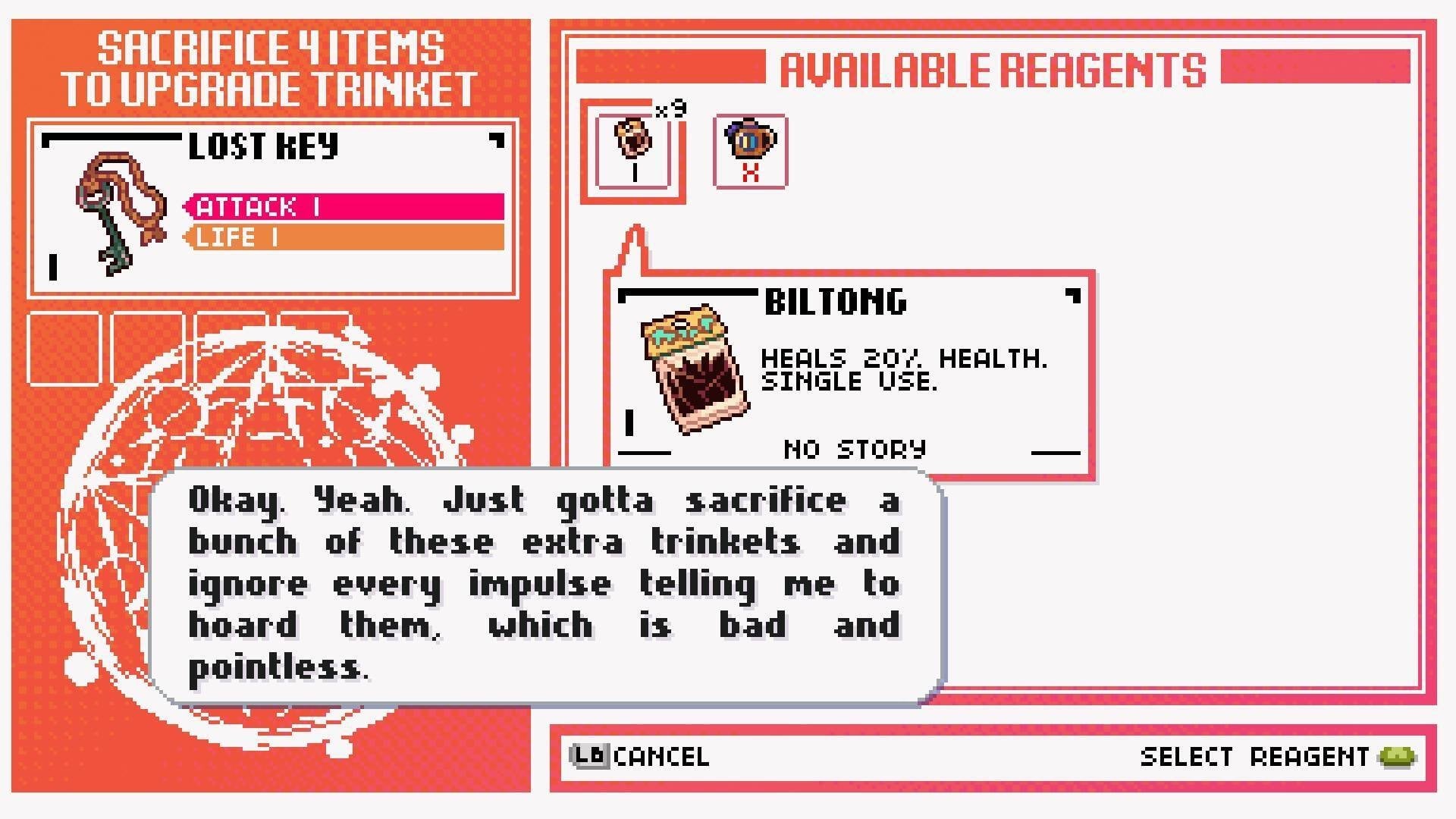 I was a fool to ignore the game’s advice.