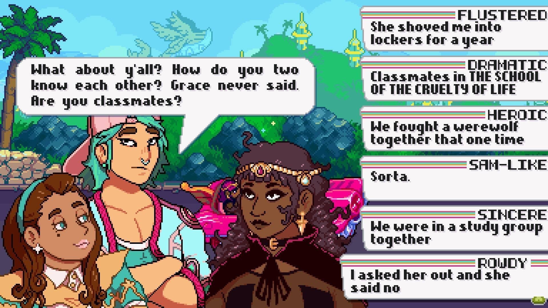 Yes, I chose violence with the rowdy answer.