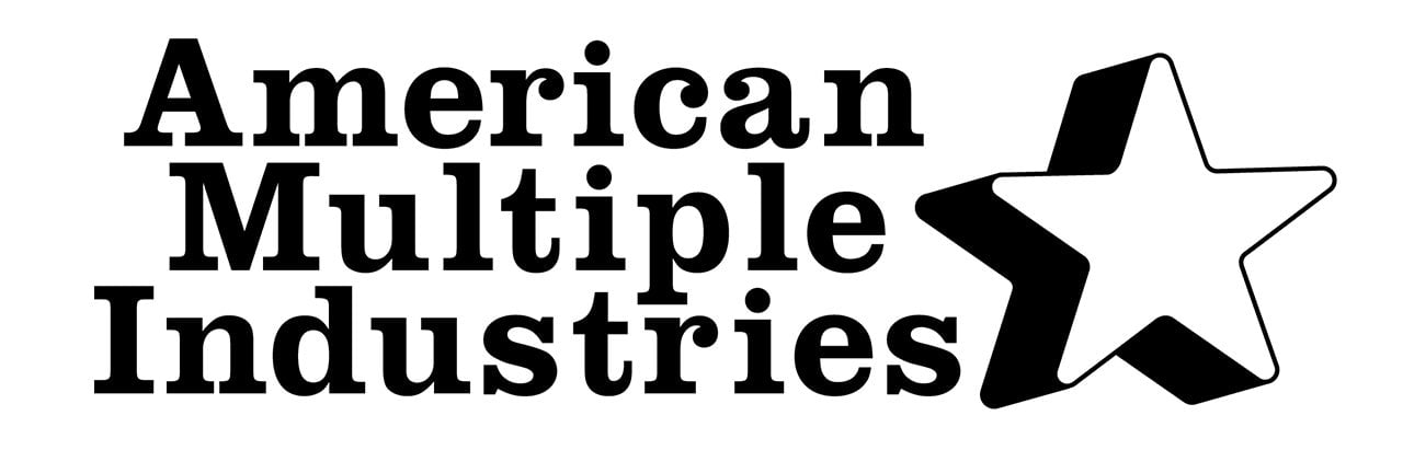 The American Multiple Industries logo reconstructed with vectors.