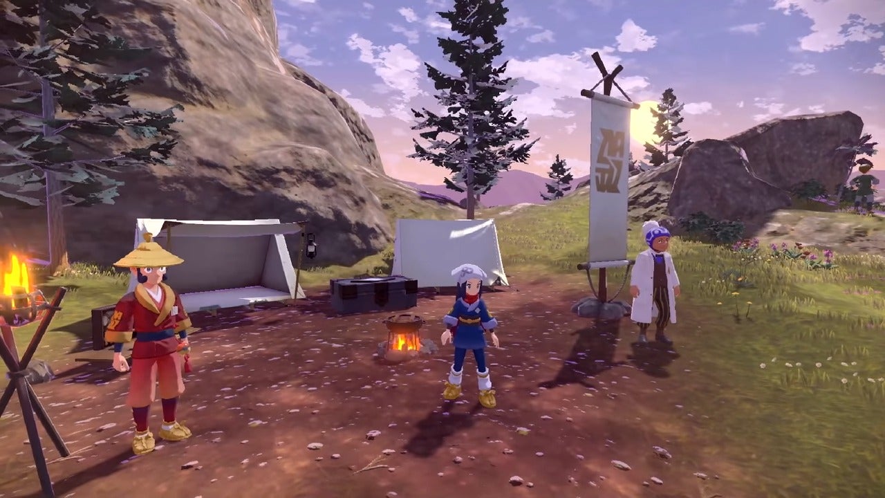 Nothing makes camping more fun than a couple of grown men hanging around outside your tent.