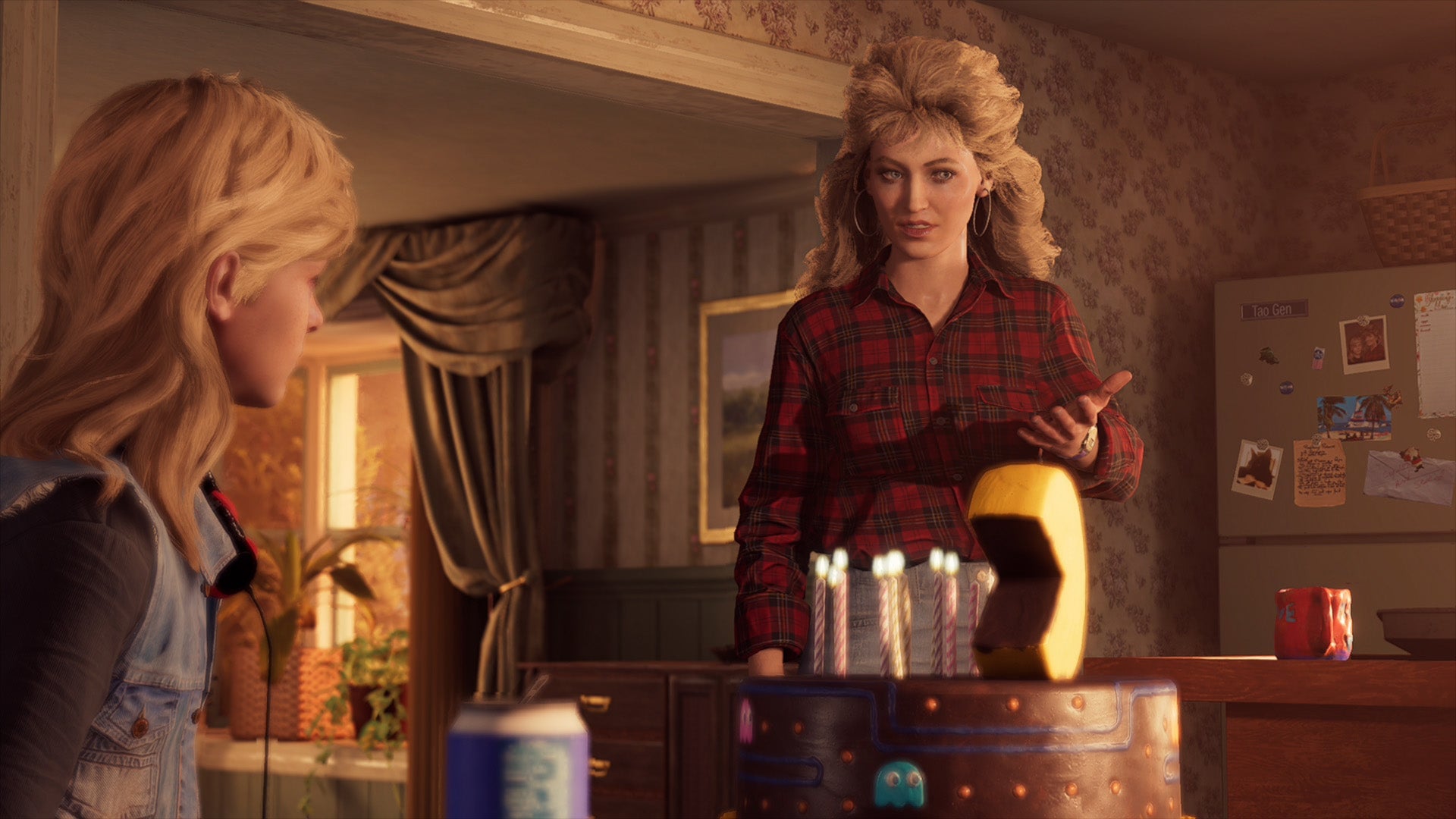 This is exactly how I remember the ‘80s, mullets, Pac-Man cake, and all.