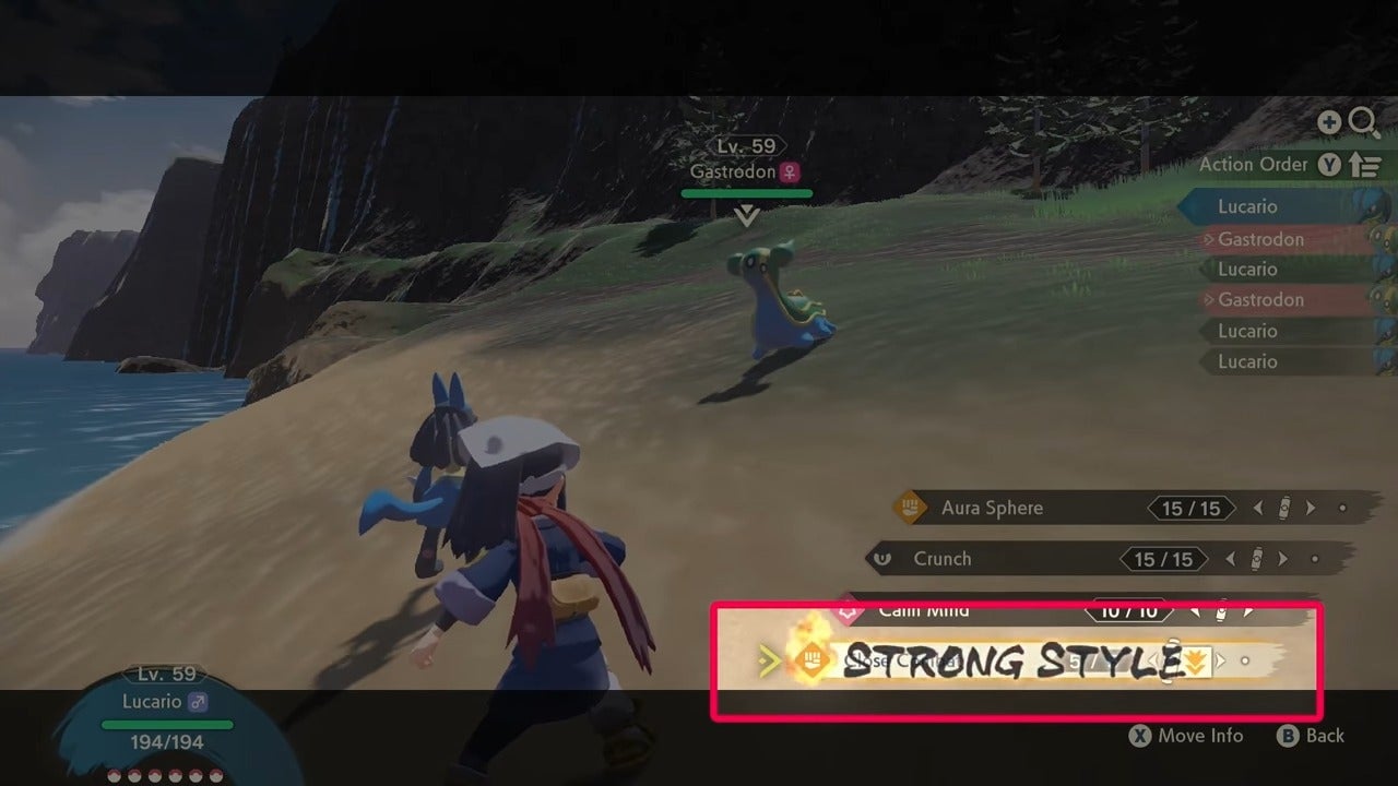 Lucario is long, strong, and down to get the friction on.