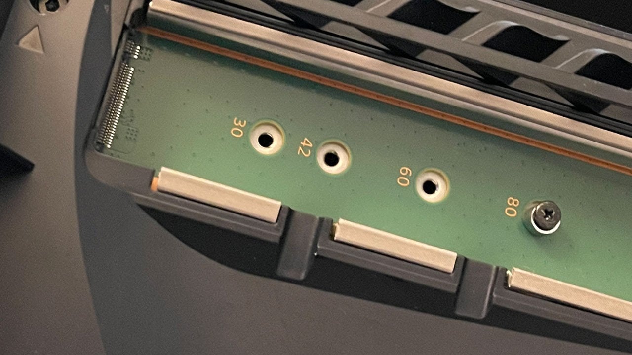 Most SSDs are going to use that 80 spot.