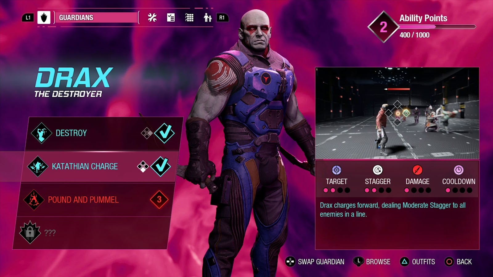 He does indeed destroy. 