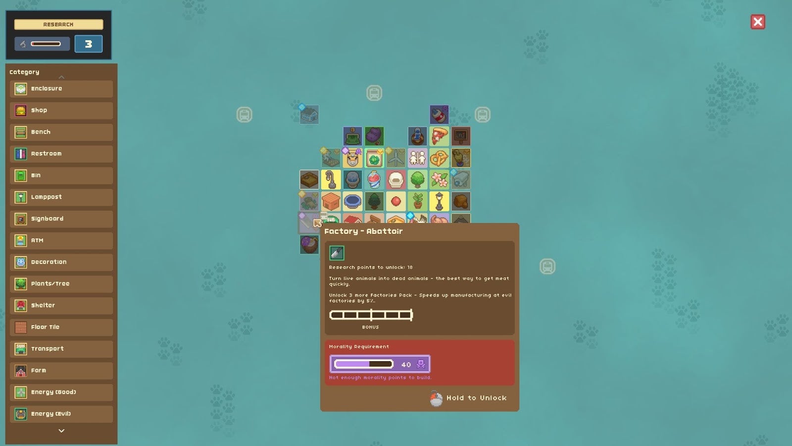 The research tree is a bit bonkers. 