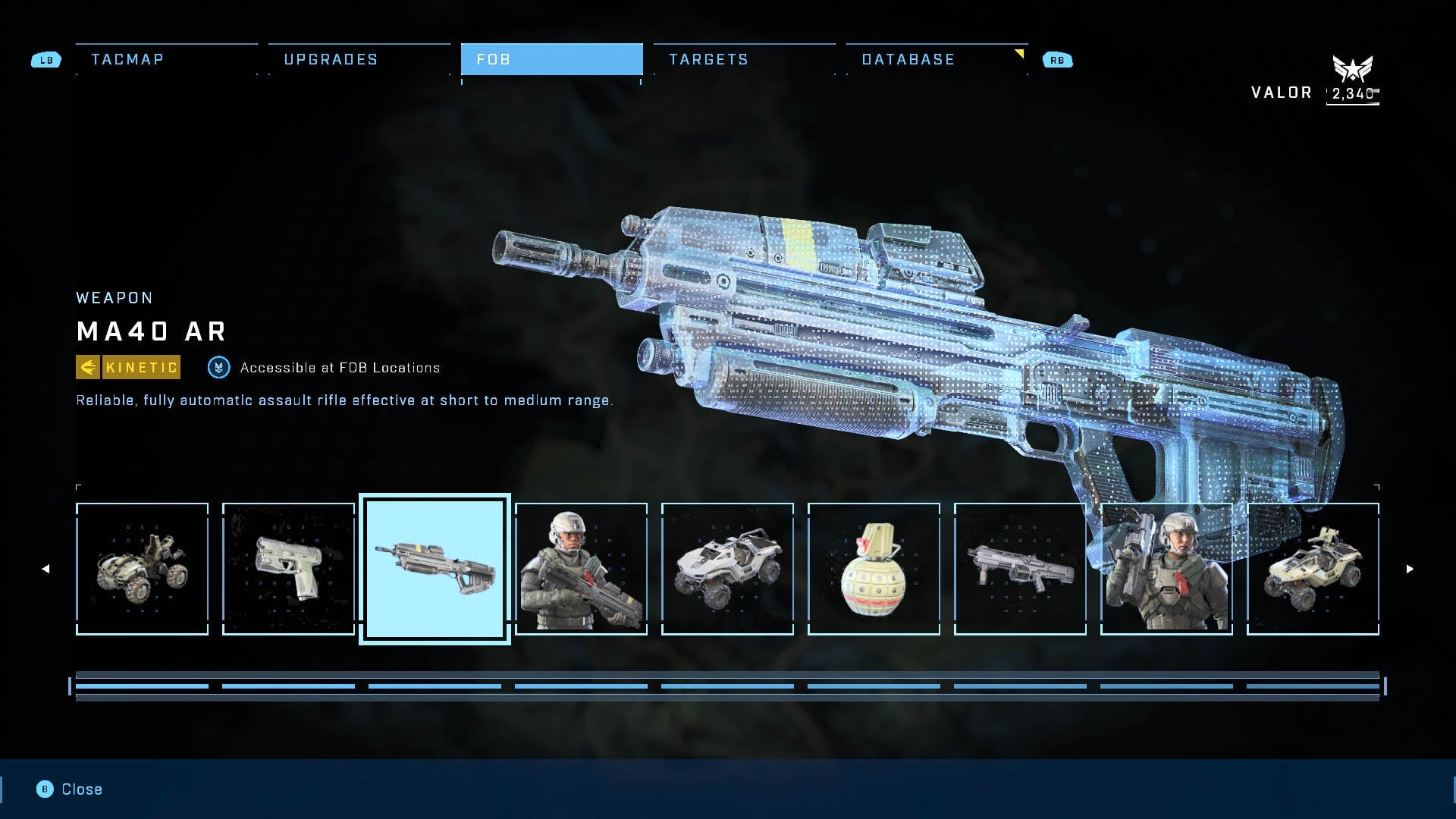 The more Valor (Halo Infinite’s take on XP) you earn from optional activities, the more gear you’ll be able to spawn at FOBs.