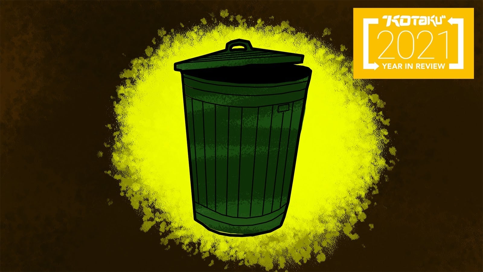 There are no Oscars in this trash can. 