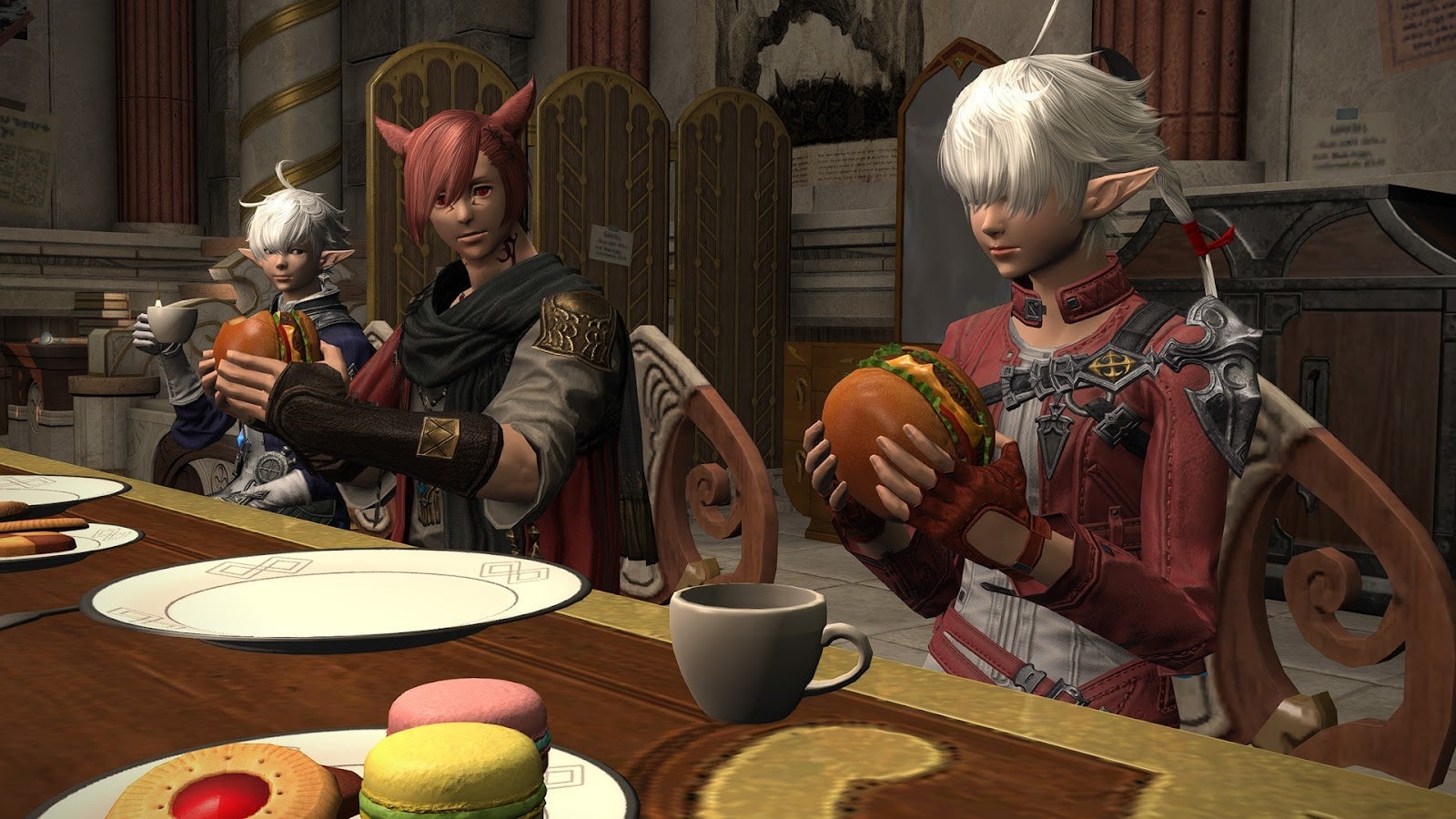 They are getting grease all over their fashionable gloves. 