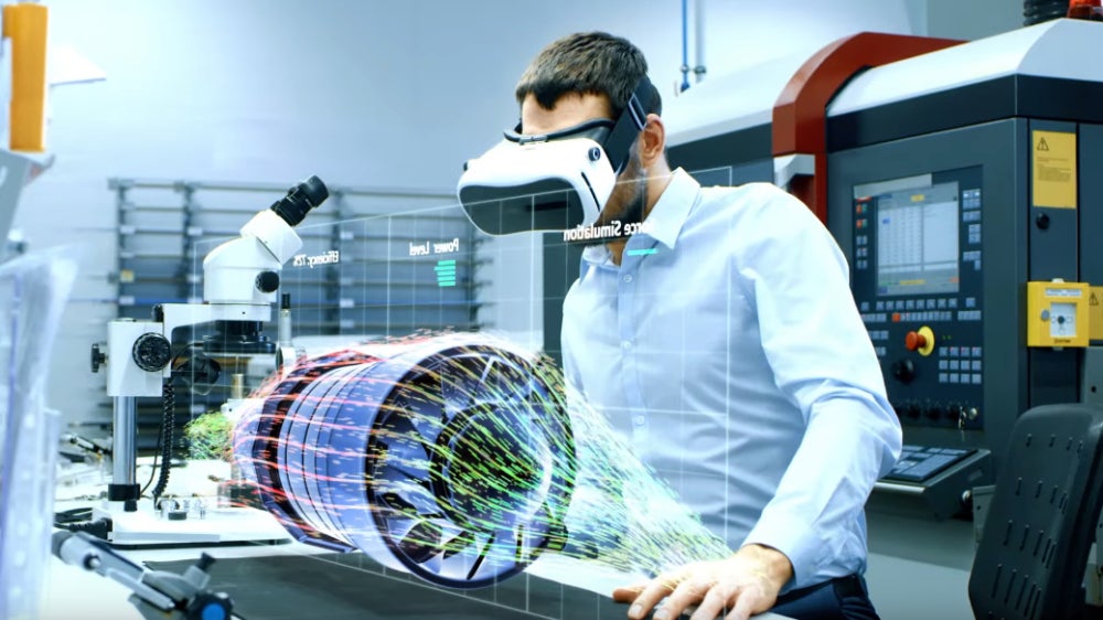 Hereâs another shot of the concept version of the headset.