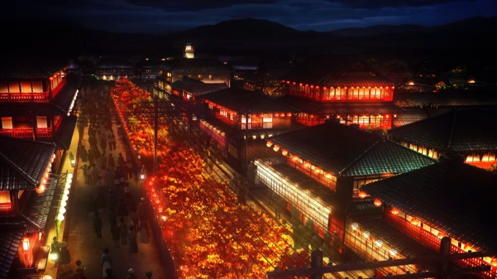 A bird’s eye view of Japan’s most famous yuukaku, Yoshiwara.