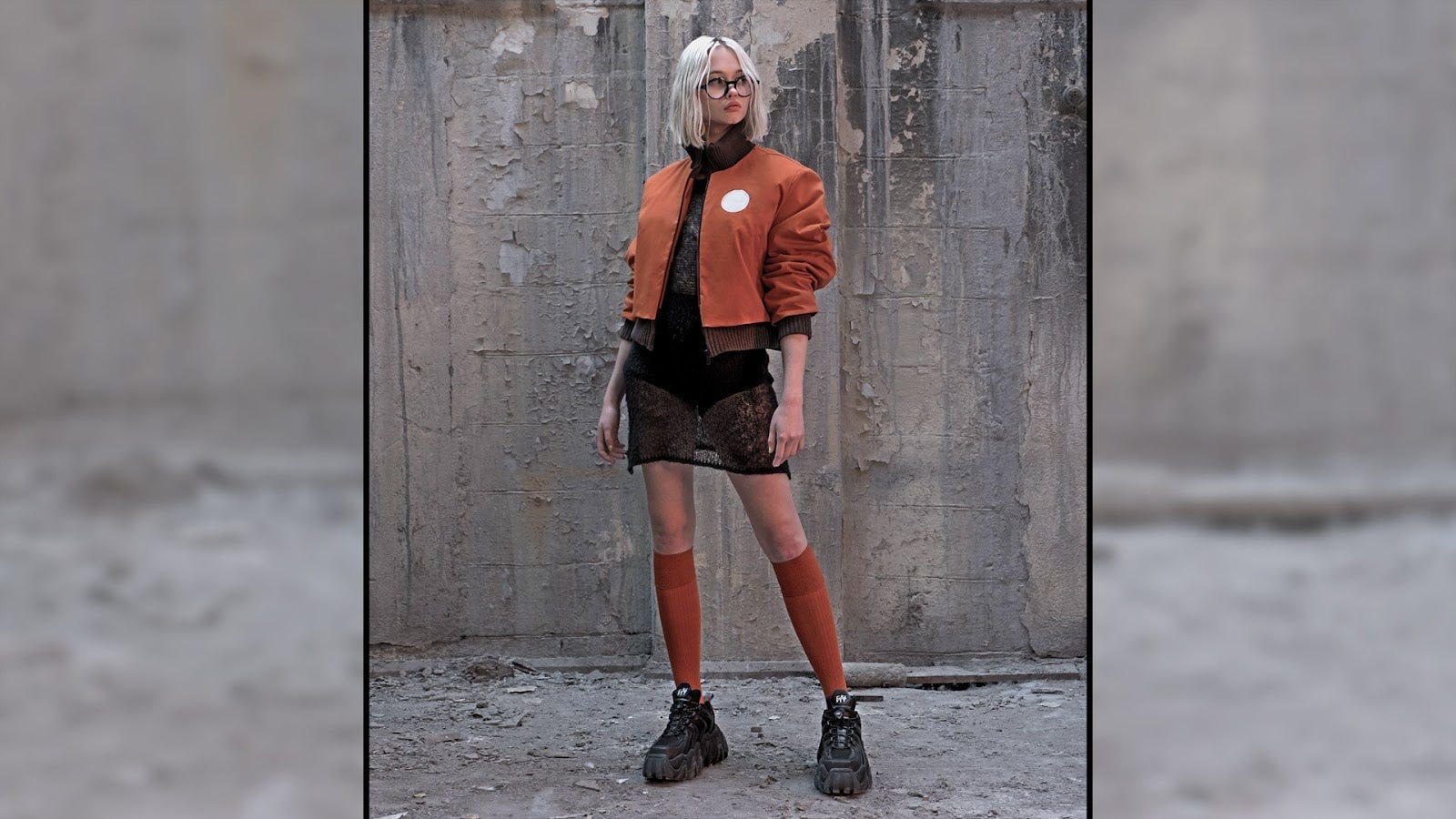 This photo looks like it was taken in an abandoned industrial district, which is neat.