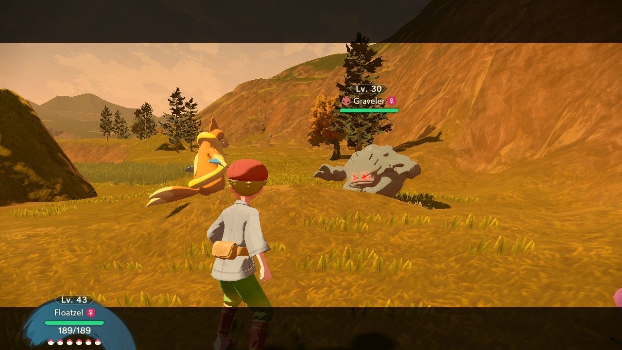 Pokémon Legends: Arceus often looks fine, especially in close quarters at dawn and dusk.