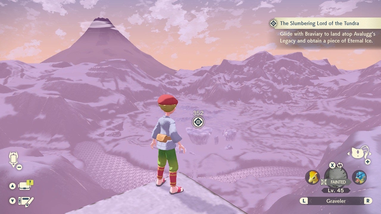 Arceus will not be known for its vista shots.