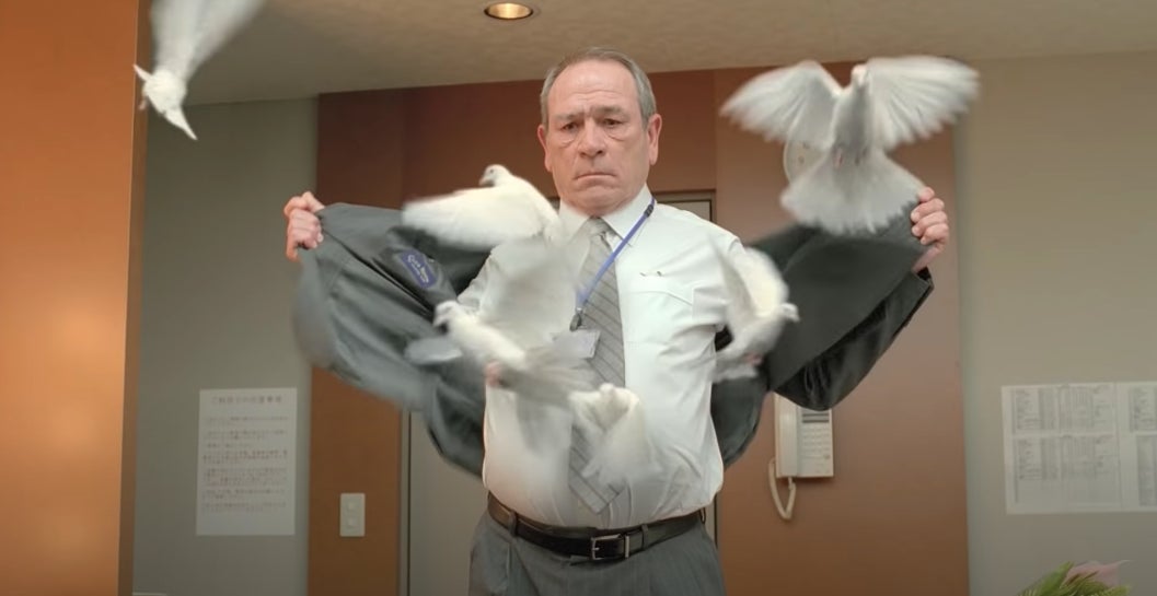 Jones is a great comic actor, too. 