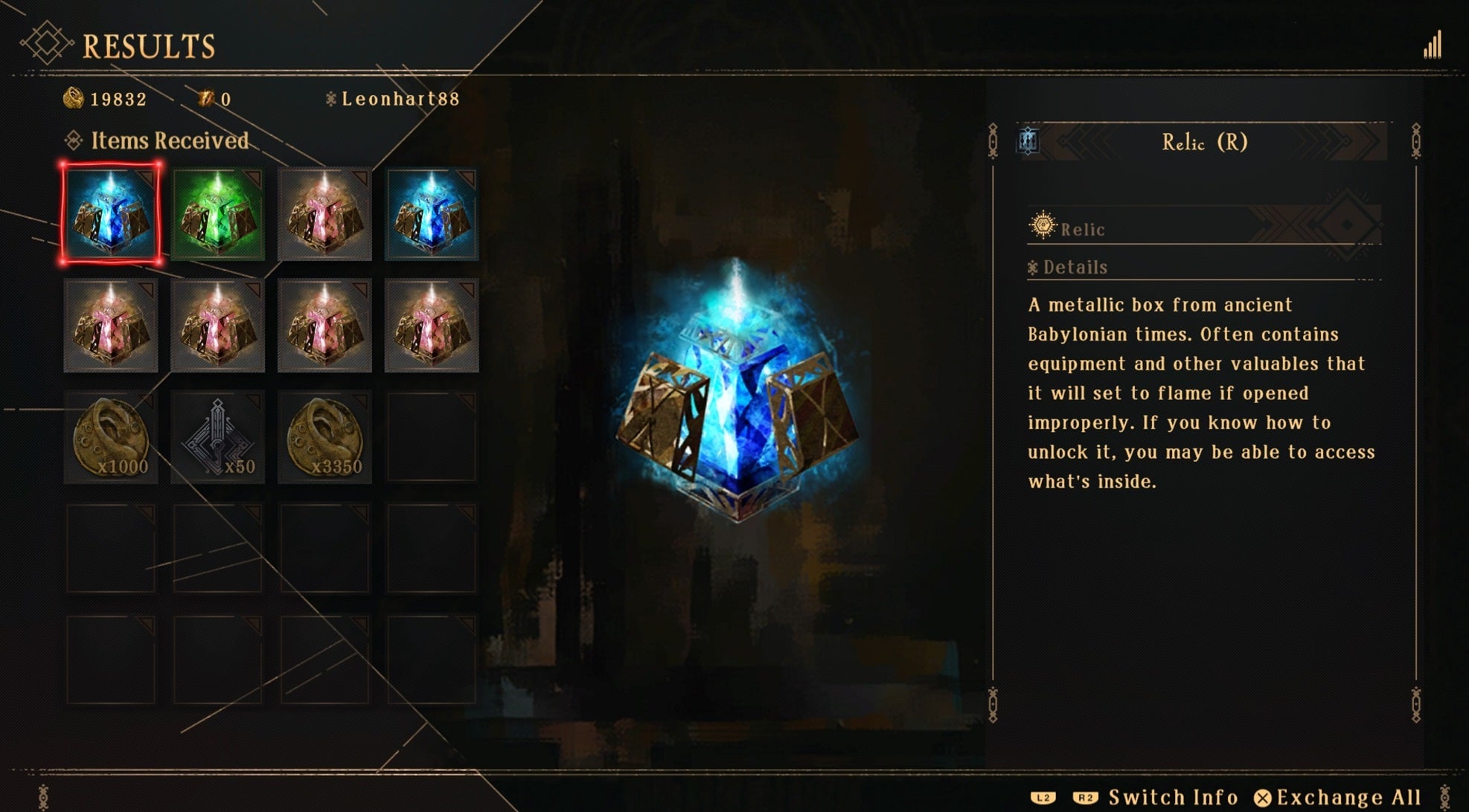 Babylon’s Fall doesn’t show you what loot you’ve picked up until the end of a mission, a mistake many other games have already made and learned from.