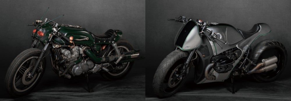 That Shadow Moon bike (on the left) is slick. 