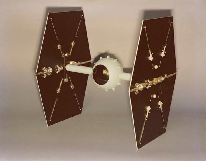 His TIE Fighter design is also instantly-recognisable