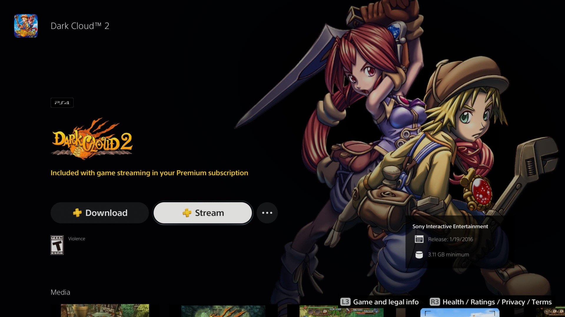 Many “classic” PlayStation games, like Dark Cloud 2—which first came out in 2002 for the PS2 and was re-released with “up-rendering” in 2016 for PS4—are listed as PS4 games.