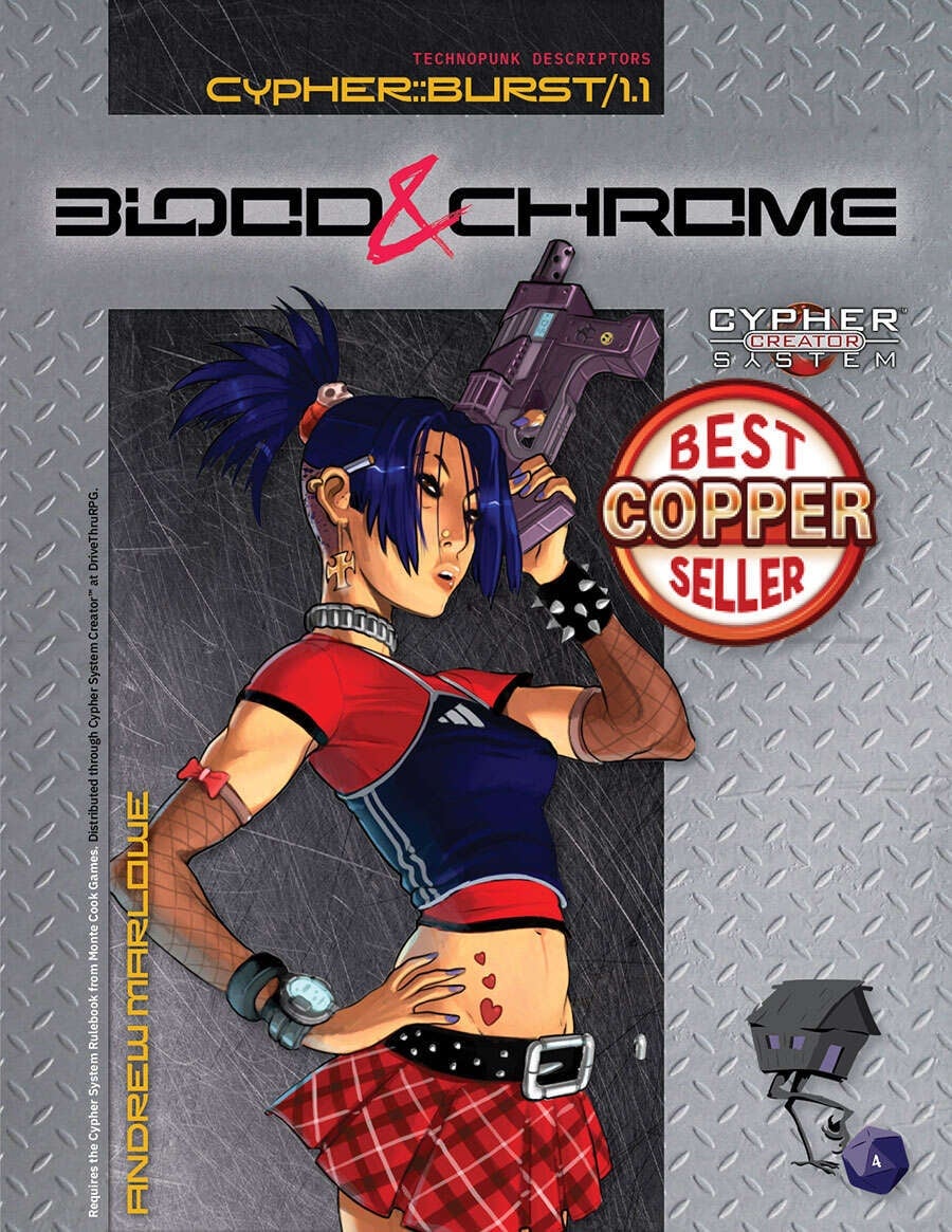 Marlowe House has released a number of cyberpunk supplements under the older Cypher Creator System license.