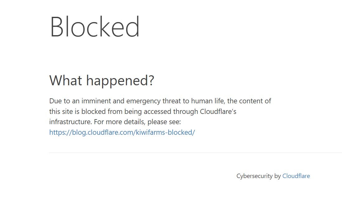 Screenshot: Cloudflare