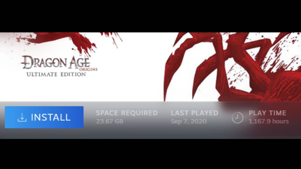 My coworkers insist this is not a normal amount to replay Dragon Age: Origins