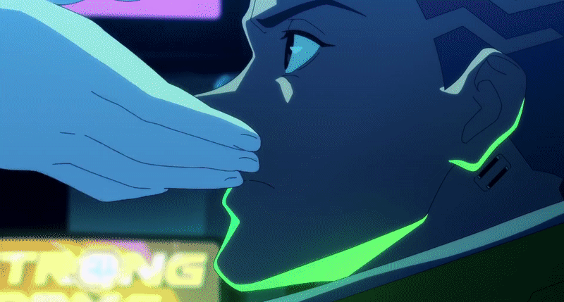 Gif: Netflix / Studio Trigger / CD Projekt Red / Kotaku