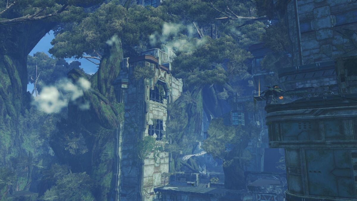 Maktha Wildwood, one of the more discernibly corroded regions of Aionios.