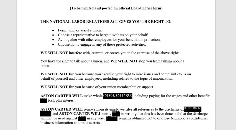 Screenshot: NLRB / Kotaku