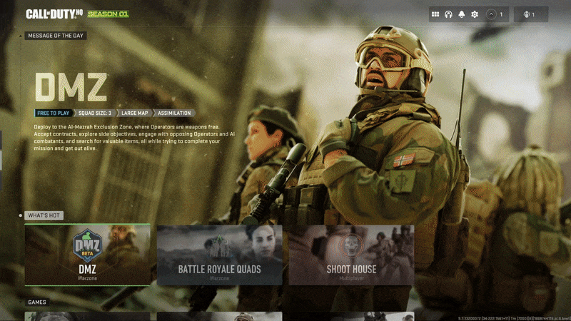 If you don’t own Modern Warfare II, you must navigate to the Battle Royale submenu to join up with friends.