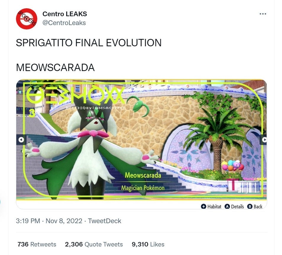 Screenshot: The Pokémon Company / CentroLeaks / Twitter / Kotaku
